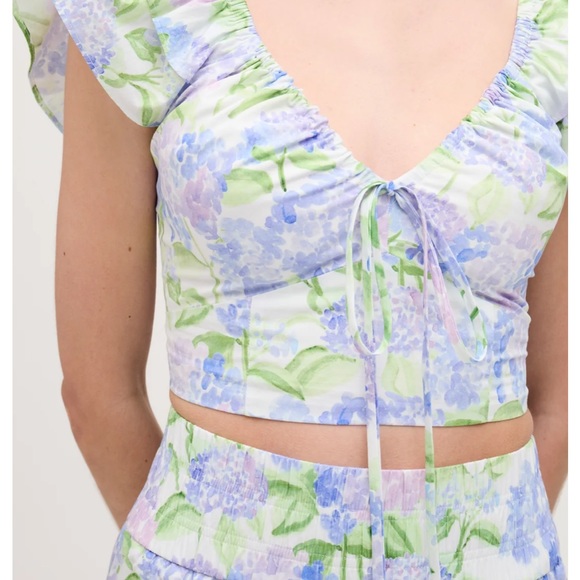 Hill House Home Alexa Top NWT Blue Mosaic - Picture 4 of 10